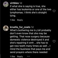 Netizens weigh in on Bhad Bhabie's cancer diagnosis (Image via Instagram/@thejasminebrand)